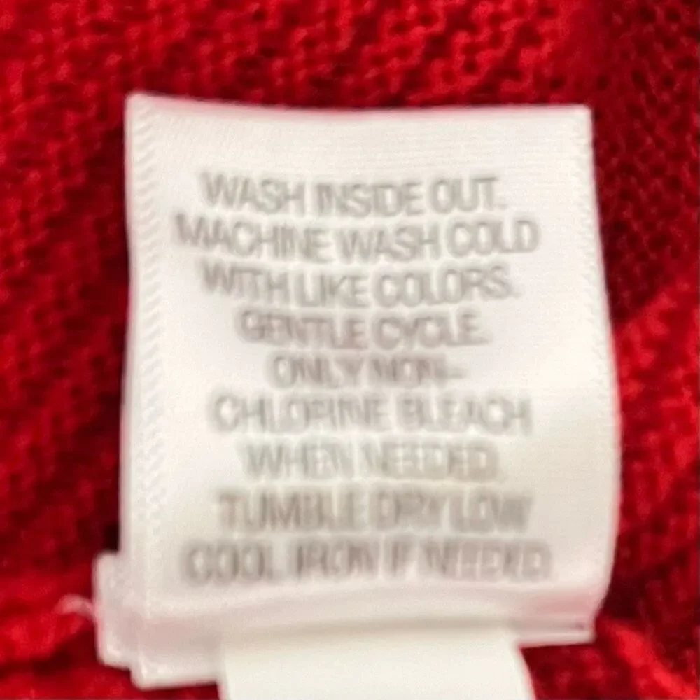 Croft & Barrow Red Sweater   Sz M